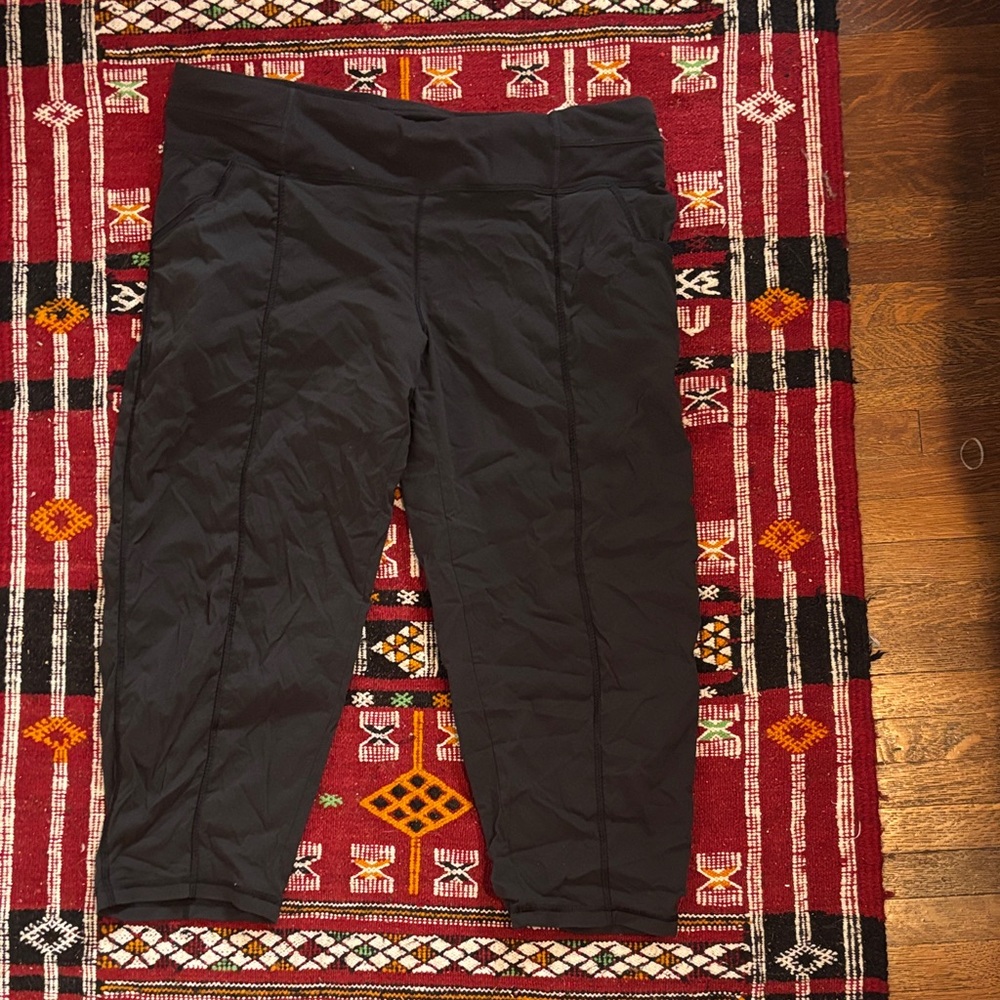 Slate Grey Lucy Athletic Capri